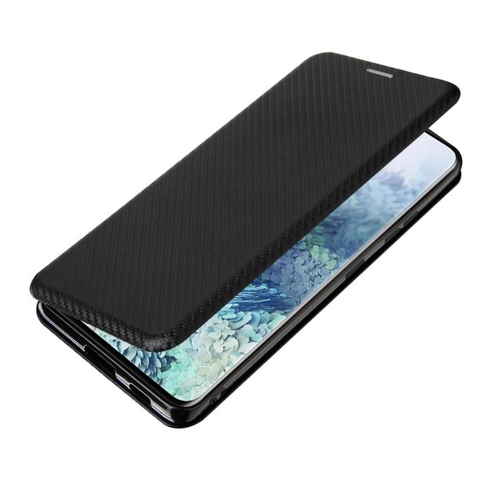 Bild 3, Samsung Galaxy S21 Ultra - Kolfiber Textur Fodral - Svart