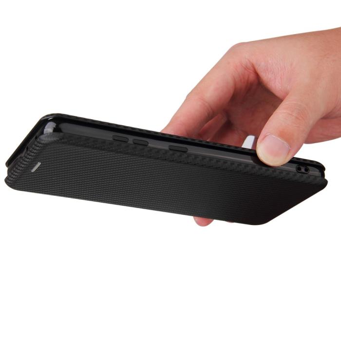Bild 4, Samsung Galaxy S21 Ultra - Kolfiber Textur Fodral - Svart
