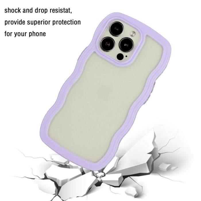 Bild 3, iPhone 14 Pro Max Skal Wavy Hybrid Lila