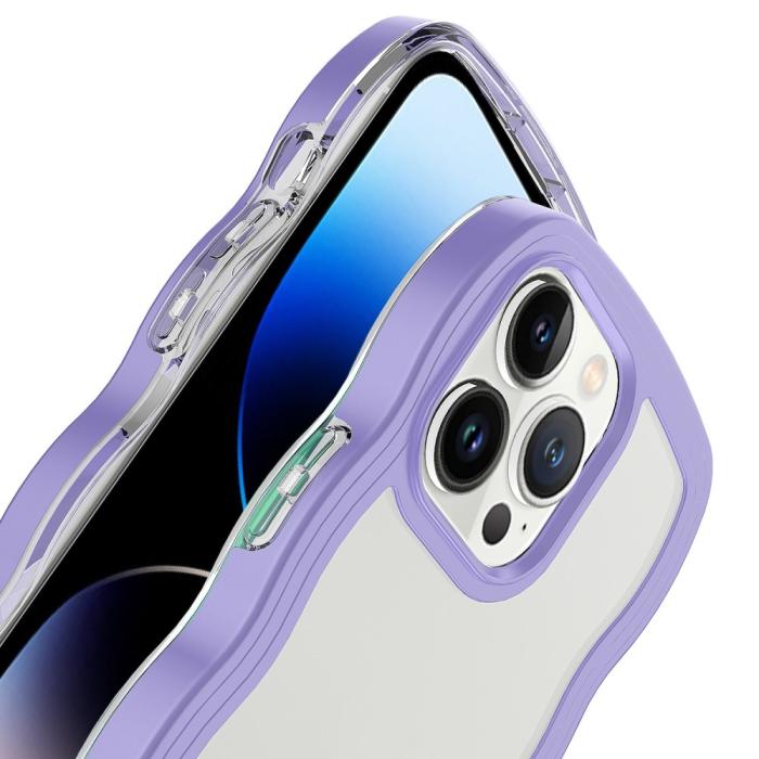 Bild 6, iPhone 14 Pro Max Skal Wavy Hybrid Lila