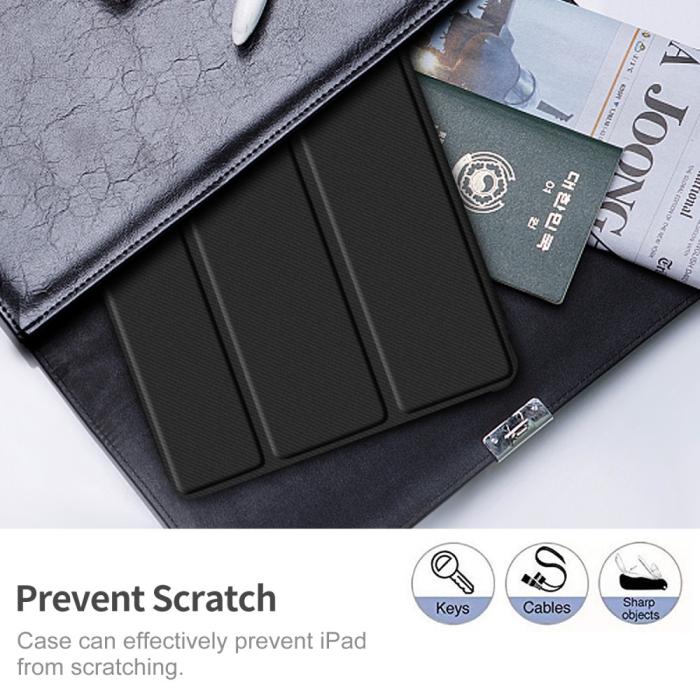 Bild 3, Samsung Galaxy Tab S6 Lite Fodral Bumper Tri-Fold Svart