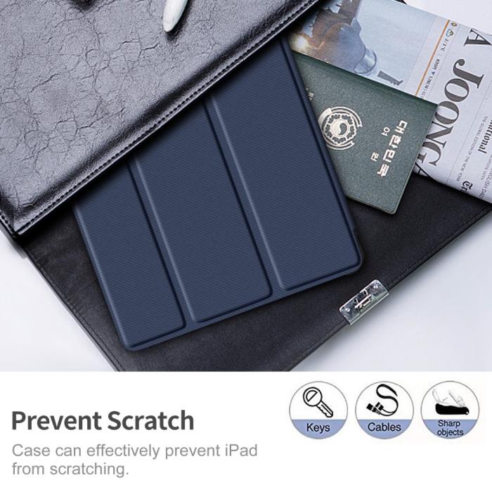 Bild 2, Samsung Galaxy Tab S6 Lite Fodral Bumper Tri-Fold Blå
