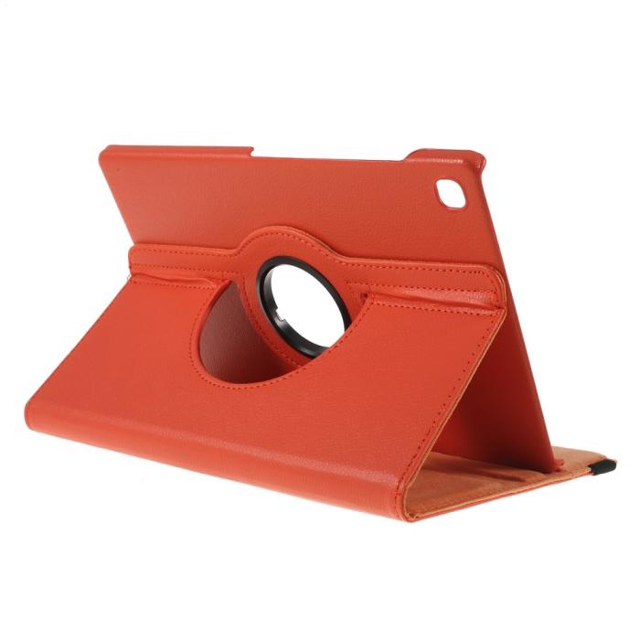 Bild 5, Samsung Galaxy Tab S6 Lite - 360° Rotation Fodral - Orange