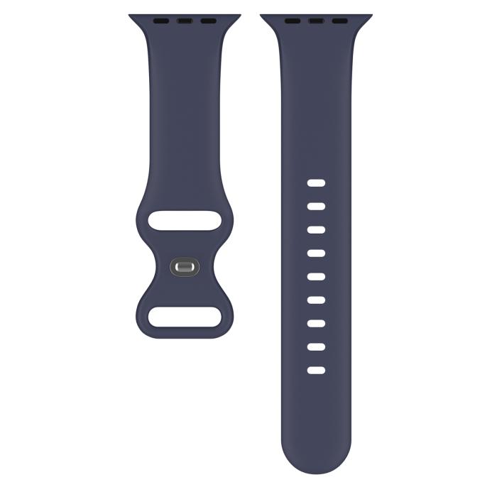 Bild 3, Silikon Armband Butterfly Apple Watch 41/40/38 mm (M/L) Midnight Blue