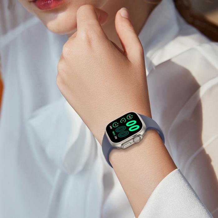 Bild 6, Silikon Armband Butterfly Apple Watch 41/40/38 mm (M/L) Midnight Blue