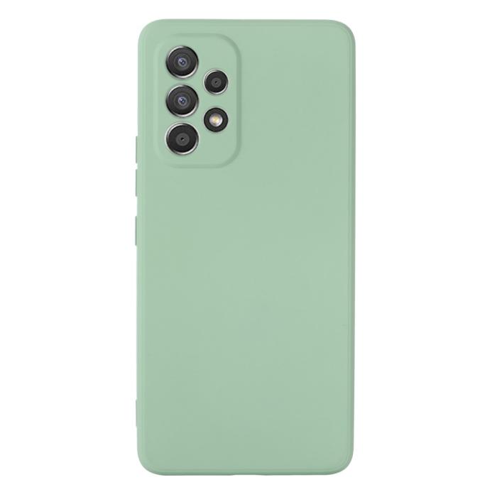 Bild 2, Samsung Galaxy A53 5G Skal Liquid Silikon Med Strap Grön