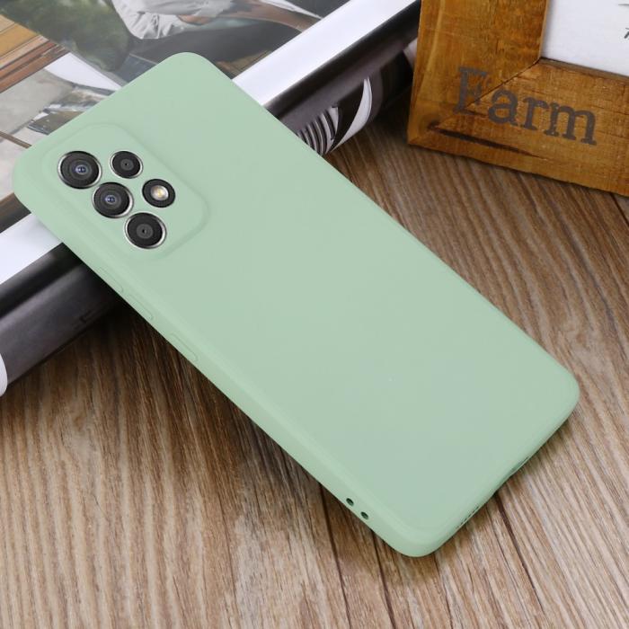 Bild 6, Samsung Galaxy A53 5G Skal Liquid Silikon Med Strap Grön
