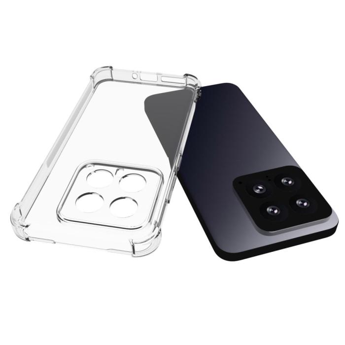 Bild 2, Xiaomi 14 Skal Shockproof TPU Transparent