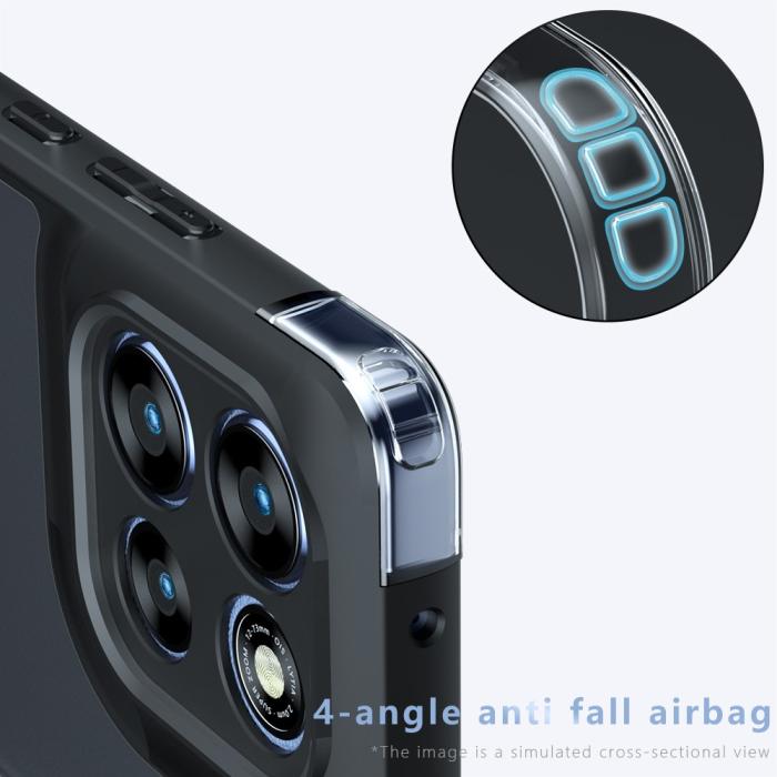 Bild 5, Motorola Moto G86 Power / G86 5G Skal Hybrid Skin Touch Svart