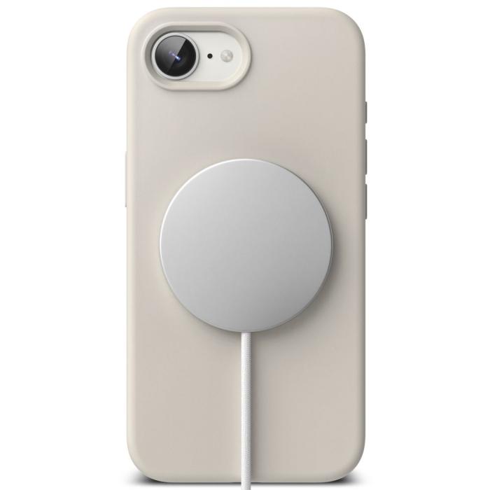 Bild 4, Ringke iPhone 17e / 16e Skal MagSafe Silikon Stone