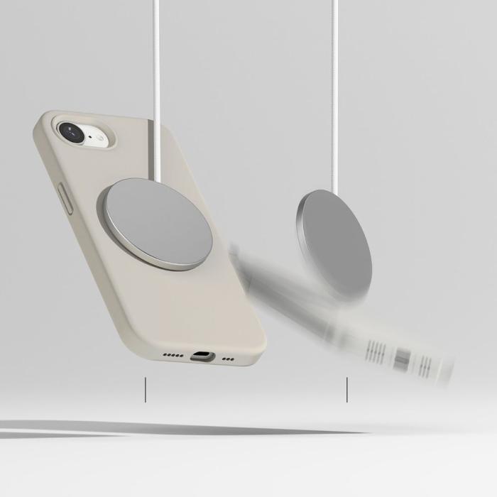 Bild 5, Ringke iPhone 17e / 16e Skal MagSafe Silikon Stone
