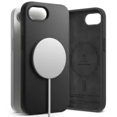 Ringke iPhone 17e / 16e Skal MagSafe Silikon Svart