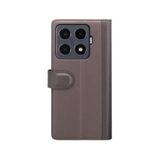 Xiaomi 15T Pro Fodral Premium &Auml;kta L&auml;der Brun