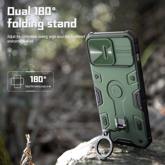 Bild 5, NILLKIN iPhone 14 Pro Skal CamShield Armor Pro Svart