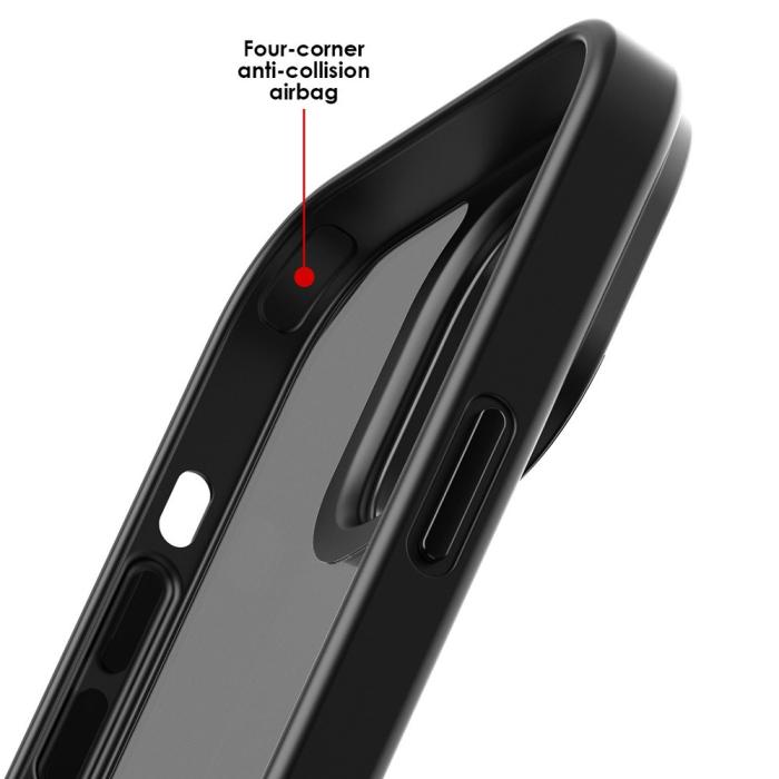 Bild 6, iPhone 12 / 12 Pro Skal Classic Hybrid Matt Svart