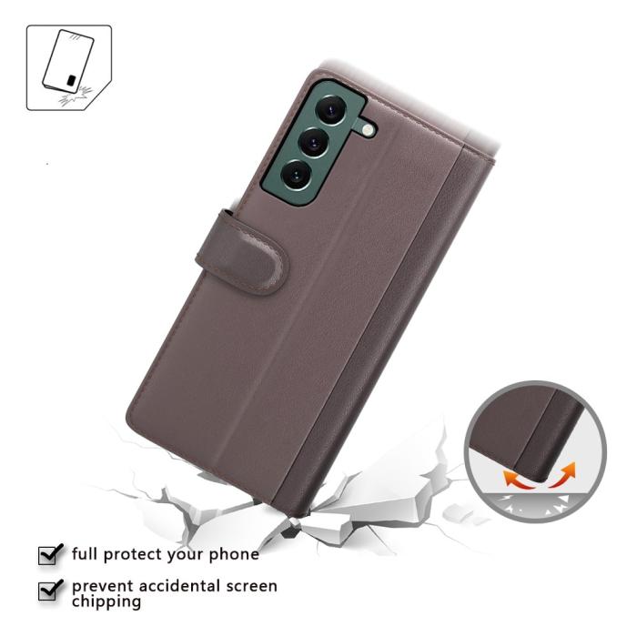 Bild 4, Samsung Galaxy S23 Fodral Premium Äkta Läder Svart