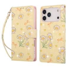 iPhone 17 Pro Fodral RFID L&auml;der Yellow Daisy