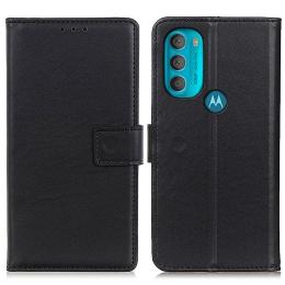 Motorola Moto G71 Fodral Läder Svart