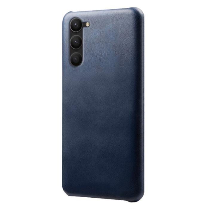 Bild 2, Samsung Galaxy S24 Plus Läderbelagt Skal Blå