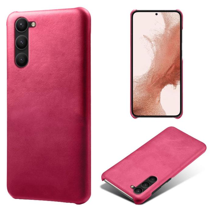 Bild 1, Samsung Galaxy S24 Plus Läderbelagt Skal Rosa