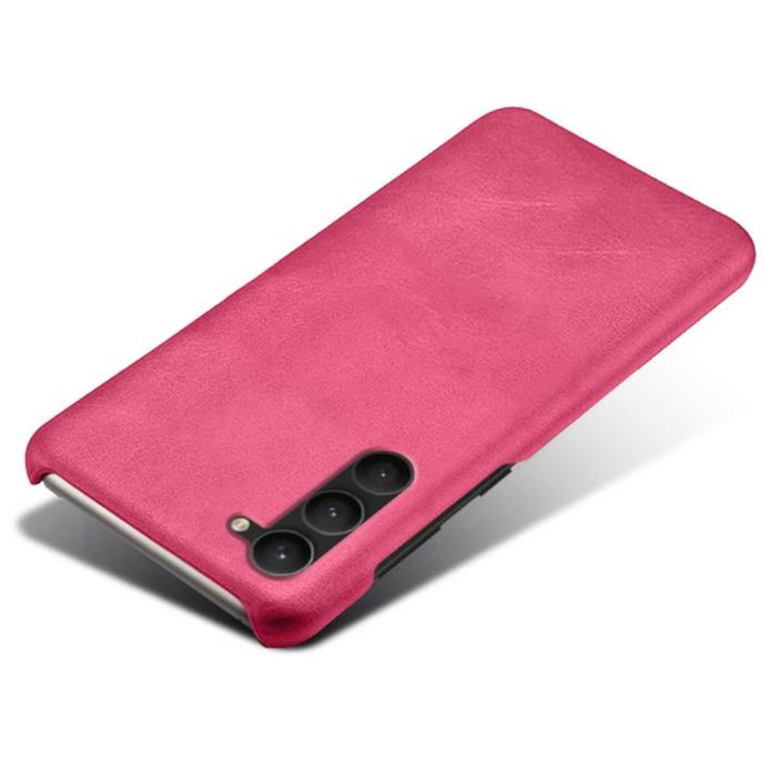 Bild 3, Samsung Galaxy S24 Plus Läderbelagt Skal Rosa
