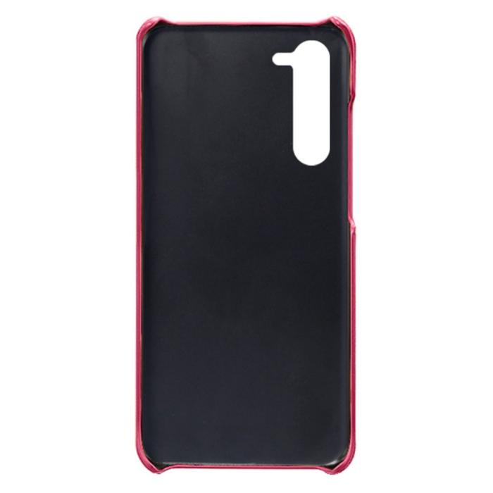 Bild 4, Samsung Galaxy S24 Plus Läderbelagt Skal Rosa
