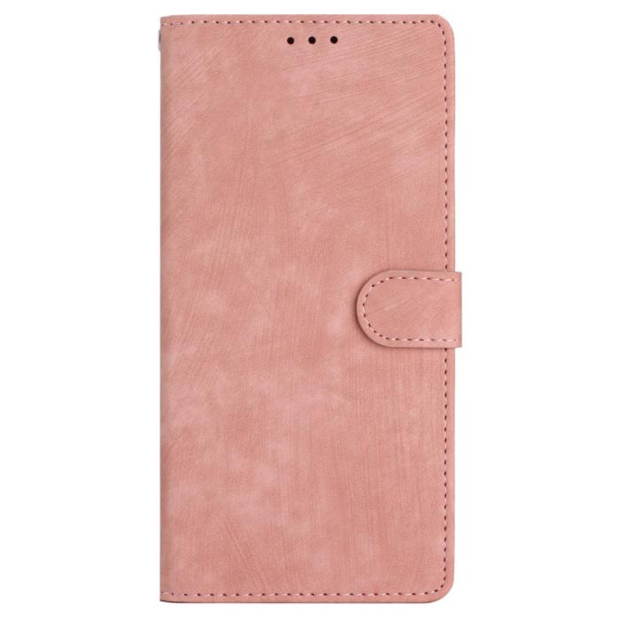 Bild 6, iPhone 15 Plus Fodral Skin Touch Läder Roséguld