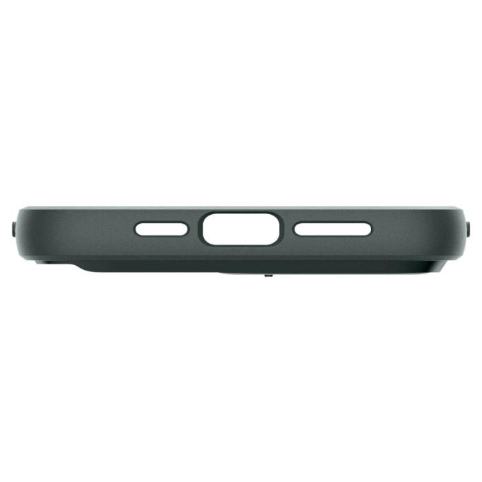 Bild 6, Spigen iPhone 15 Pro Max Skal MagSafe Optik Armor Abyss Green