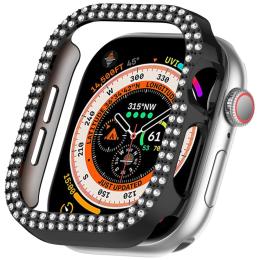 Apple Watch 10 42 mm Skal Rhinestone Svart