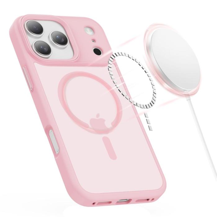 Bild 3, Tech-Protect iPhone 17 Pro Skal MagSafe MagMat Rosa