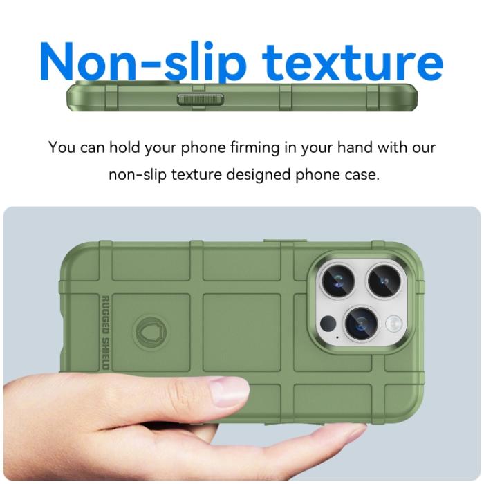 Bild 4, iPhone 15 Pro Skal Robust Grön