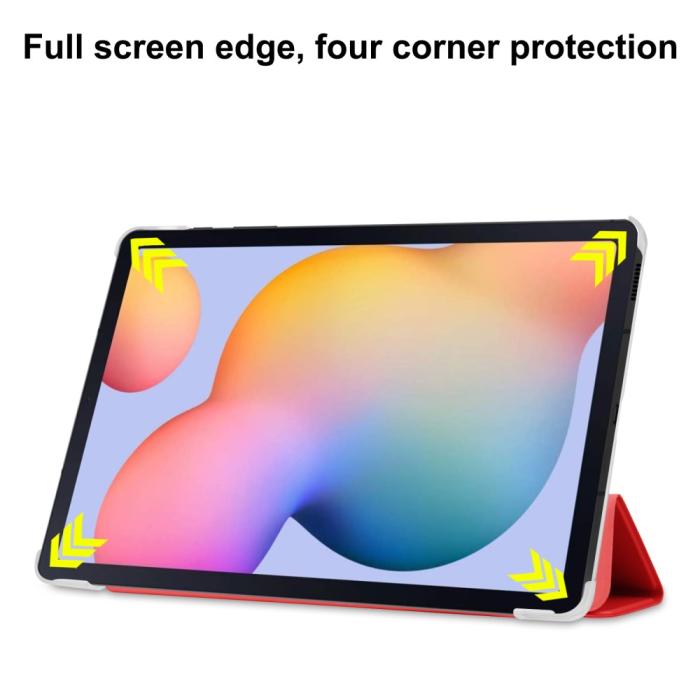 Bild 5, Samsung Galaxy Tab A7 10.4 Fodral Tri-Fold Röd