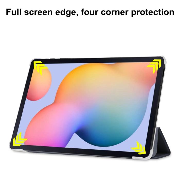 Bild 5, Samsung Galaxy Tab A7 10.4 Fodral Tri-Fold Mörk Blå