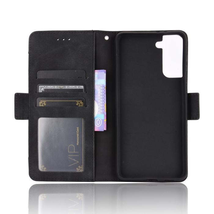 Bild 5, Samsung Galaxy S21 Plus - Fodral Med Avtagbart Kortfodral - Svart