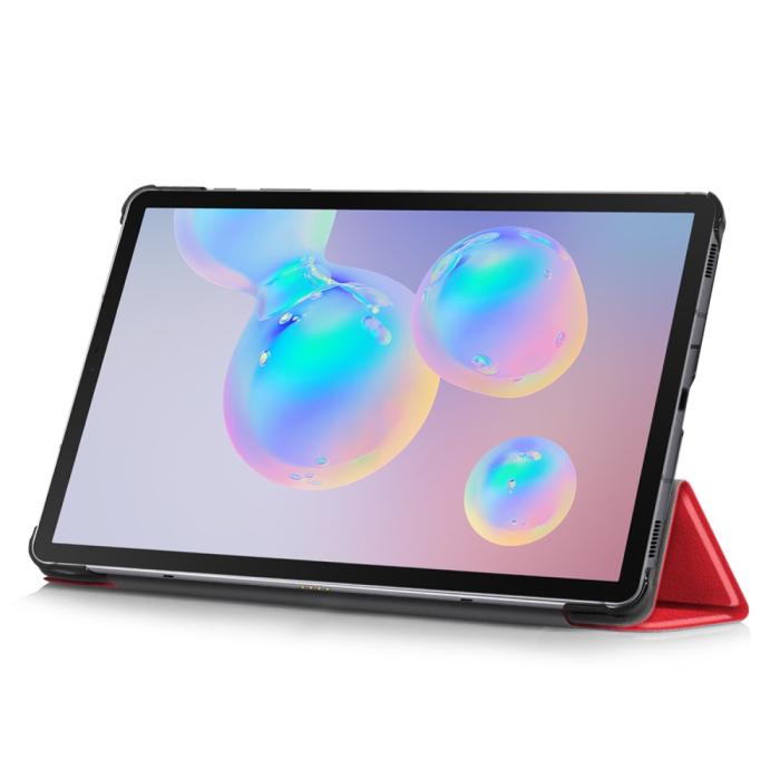 Bild 5, Samsung Galaxy Tab S6 Lite - Tri-Fold Fodral - Röd