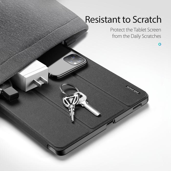 Bild 5, Samsung Galaxy Tab S6 Lite - DUX DUCIS Domo Tri-Fold Fodral - Svart
