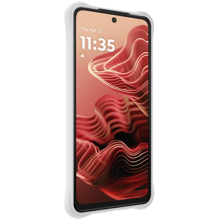 Bild 6, IMAK Motorola Moto G35 5G Skal Waterdrop Matt Vit