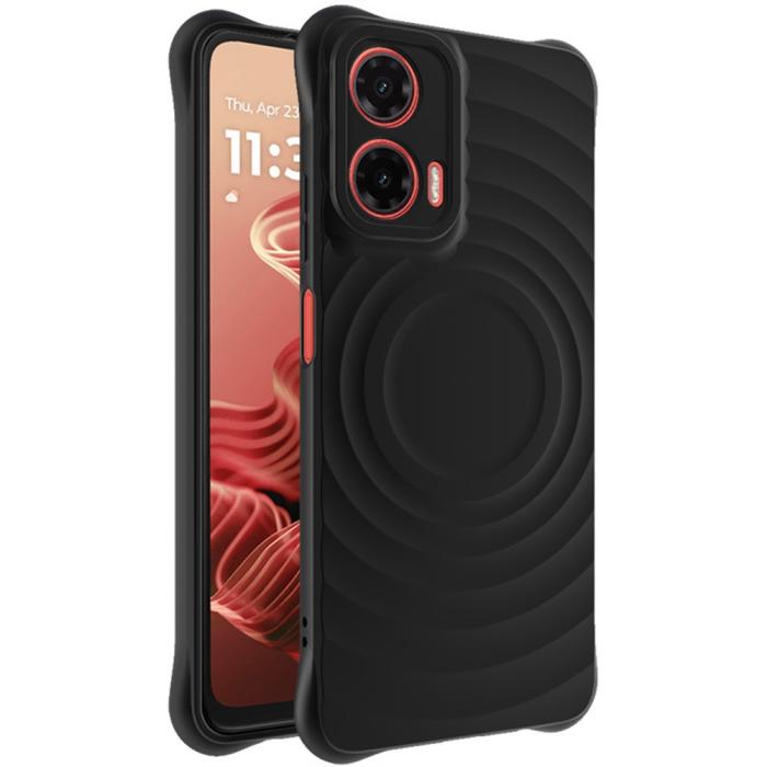 Bild 1, IMAK Motorola Moto G35 5G Skal Waterdrop Matt Svart