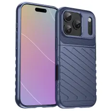 iPhone 18 Pro / 17 Pro Skal Skal TPU V&auml;vt M&ouml;nster Bl&aring;