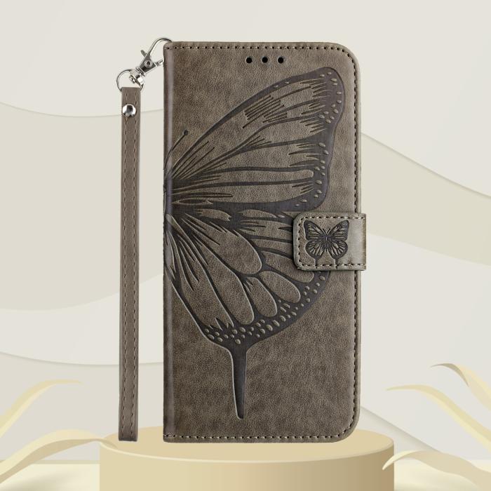 Bild 5, Samsung Galaxy A27 5G Fodral Fjäril Grå
