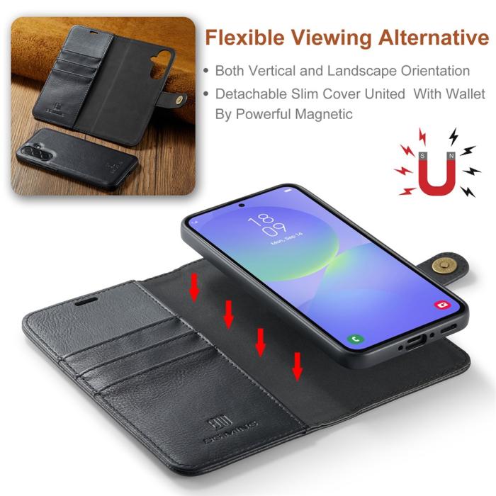 Bild 6, DG.MING Samsung Galaxy A37 5G 2in1 Fodral / Skal Svart