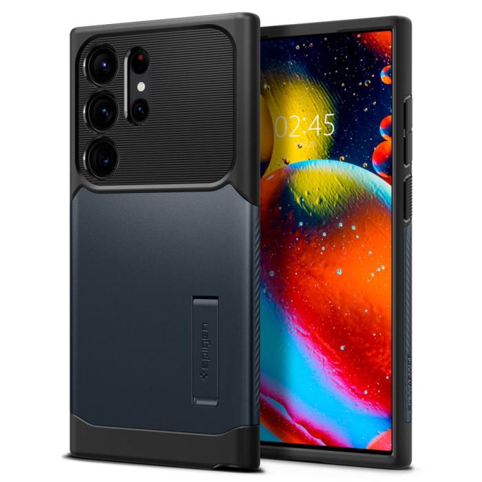 Bild 1, Spigen Galaxy S23 Ultra Skal Slim Armor Metal Slate
