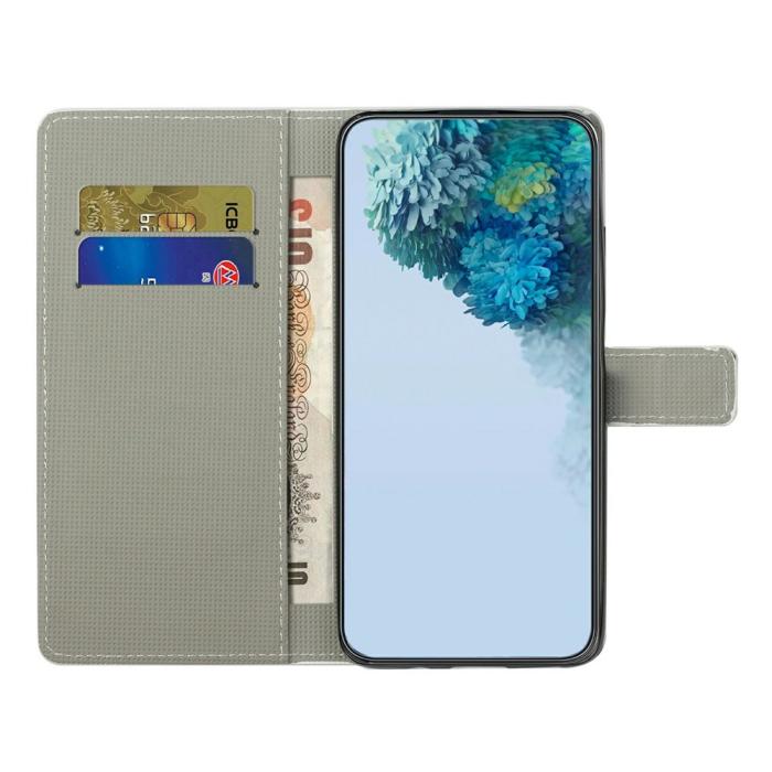 Bild 2, Motorola Moto G86 Power/G86 5G Fodral Med Tryck Fjärilar
