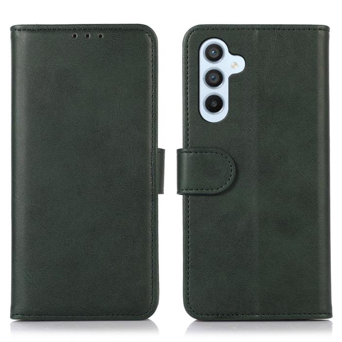 Bild 1, Samsung Galaxy A34 5G Fodral Solid Läder Grön