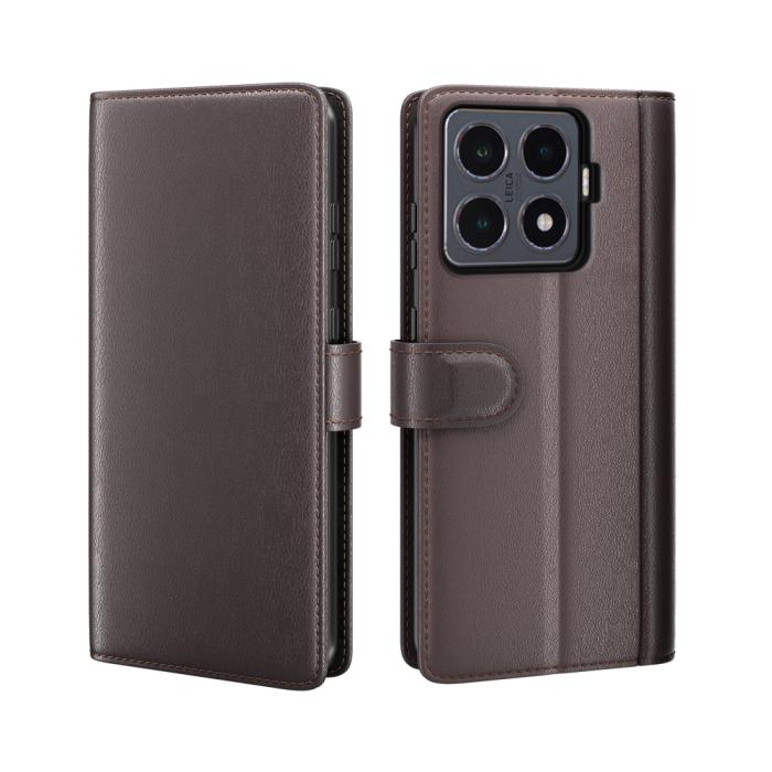 Bild 6, Xiaomi 15T Pro Fodral Premium Äkta Läder Brun