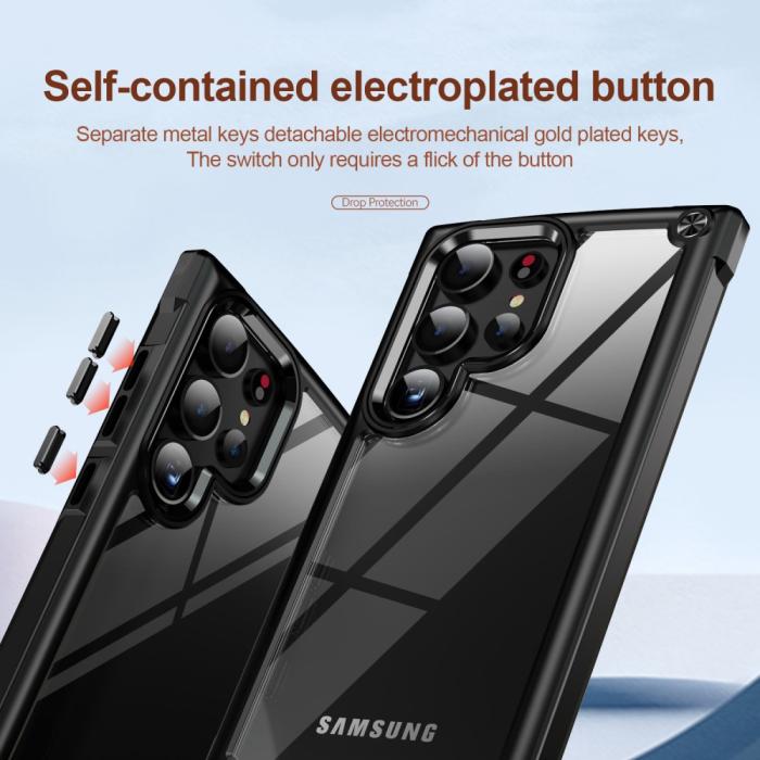 Bild 6, Galaxy S24 Ultra Skal Shockproof Hybrid Armor Svart