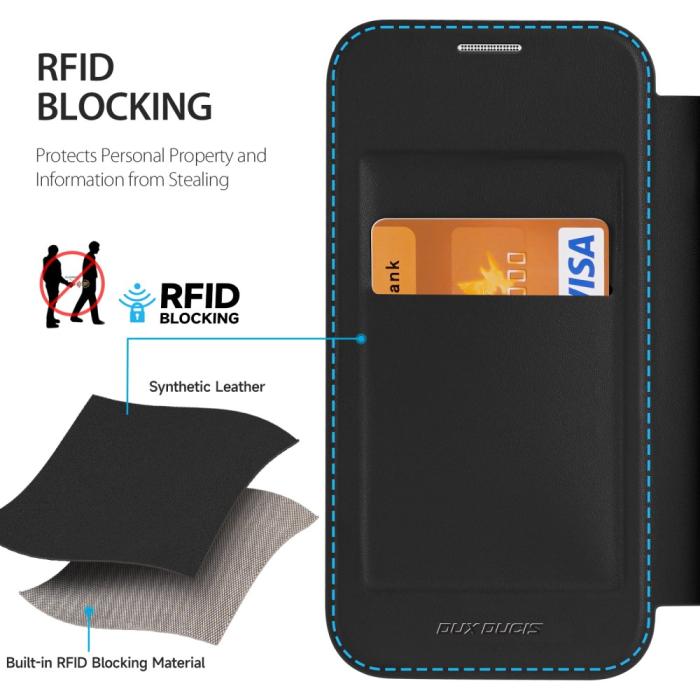 Bild 3, DUX DUCIS iPhone 15 Plus Fodral MagSafe Skin X Pro Svart
