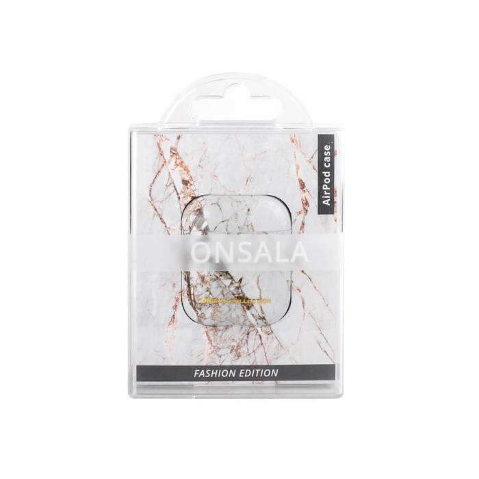 Bild 2, ONSALA AirPods Fodral White Rhino Marble
