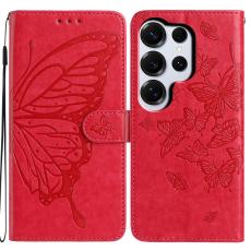 Samsung Galaxy S26 Ultra Fodral Fj&auml;ril Tryck R&ouml;d