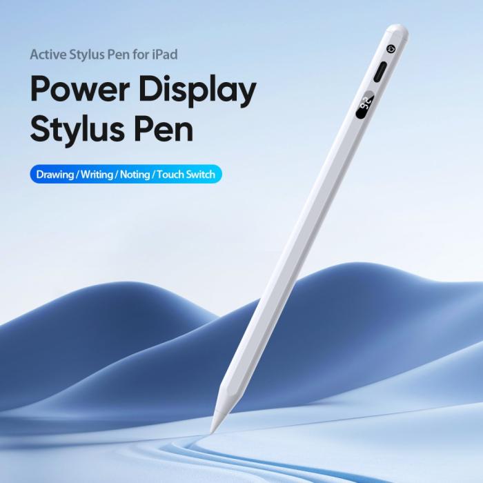 Bild 3, DUX DUCIS Active LED iPad Stylus Touchpenna Vit